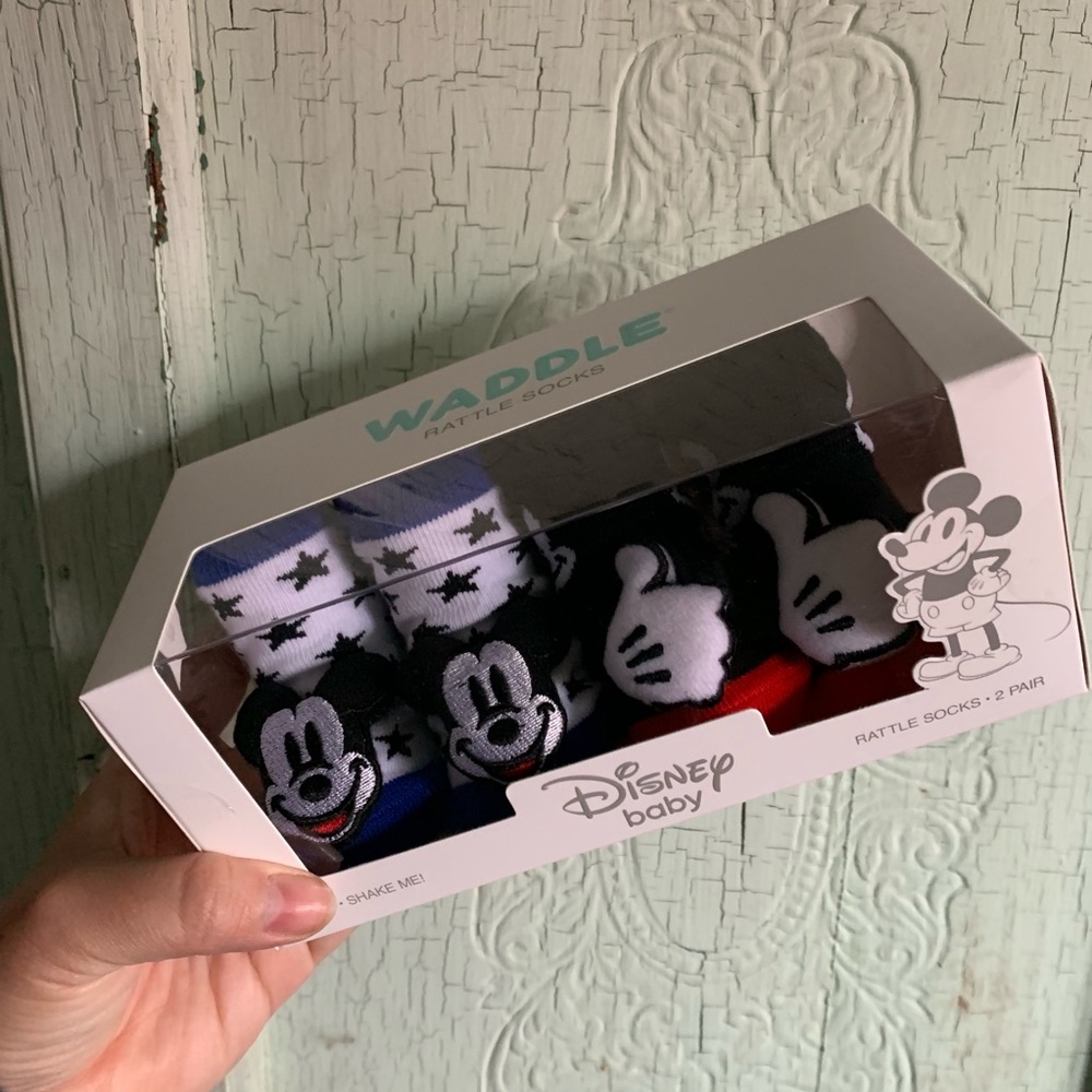 Mickey Mouse Raddle Socks - Picture 2 of 2